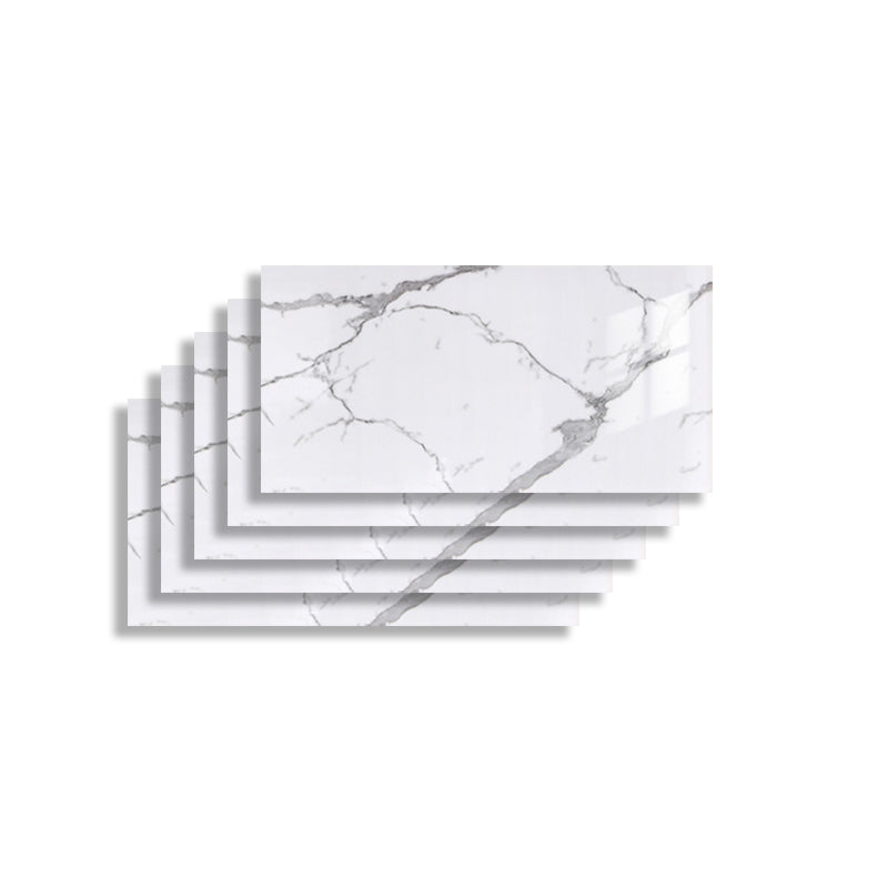 Skorter | 5 Pack 12" X 23" PVC Peel & Stick Subway Tiles Rectangular Kitchen and Bathroom Backsplash