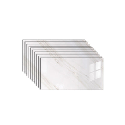 Skorter | 10-Pack PVC rectangular Peel and Stick Tiles Kitchen and Bathroom Backsplash