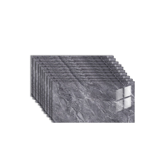 Skorter | 10-Pack PVC Rectangular Peel and Stick Tiles Kitchen and Bathroom Backsplash