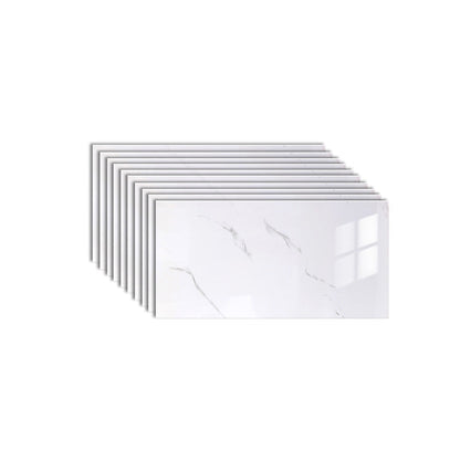 Skorter | 10-Pack PVC rectangular Peel-and-Stick wall tile kitchen and bathroom backsplash