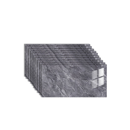 Skorter | 10-Pack PVC rectangular Peel-and-Stick wall tile kitchen and bathroom backsplash