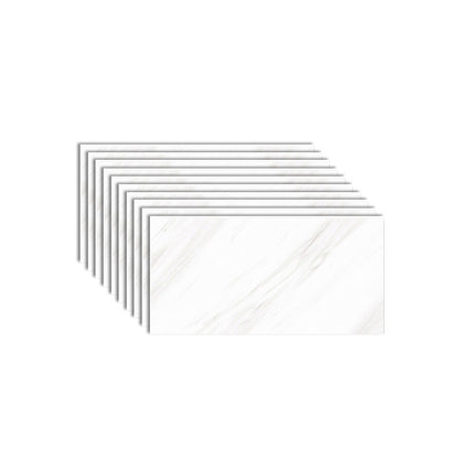 Skorter | 10-Pack PVC rectangular Peel & Stick subway tile kitchen and bathroom backsplash