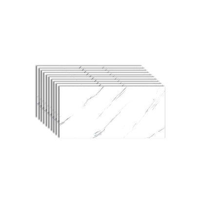 Skorter | 10 Pack PVC Rectangular Peel & Stick Subway Tile Kitchen and Bathroom