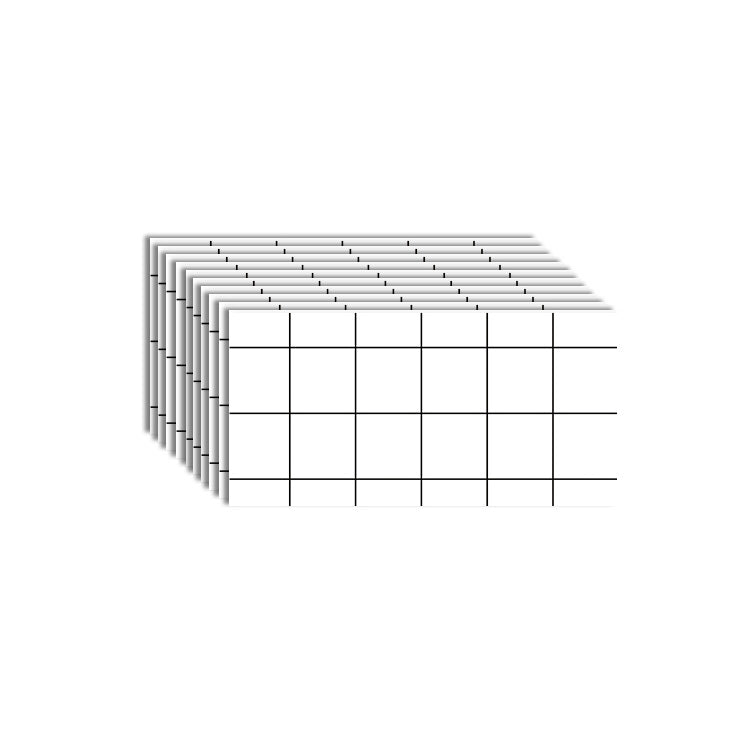 Skorter | 10 Pack PVC Rectangular Peel & Stick Subway Tile Kitchen and Bathroom