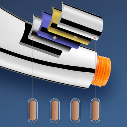 Skorter | Traditional handheld shower head metal hand shower with square shape