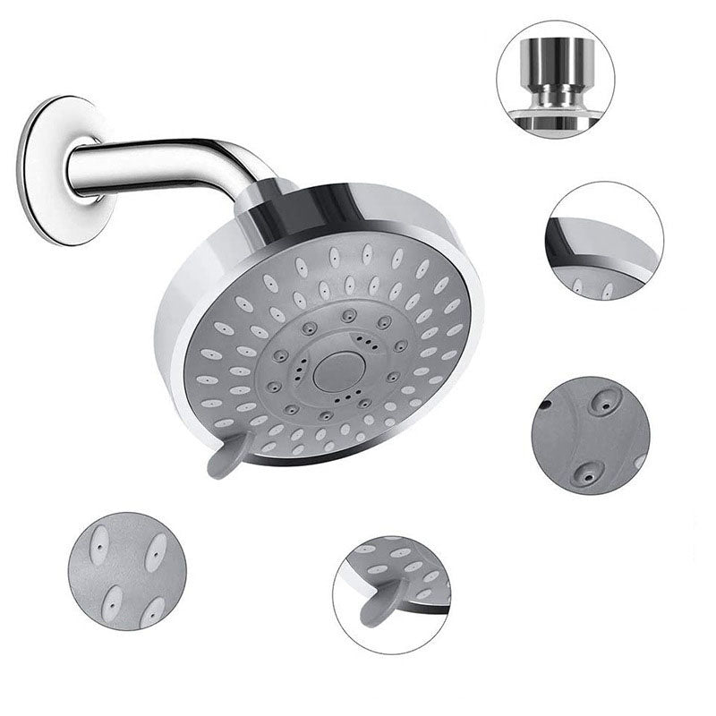 Skorter | Bathroom Showerhead Wall Mounted Rain Spray Stainless Steel Adjustable Model Showerhead