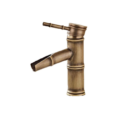 Skorter | Brass Country Basin Faucet Single Hole Sink Faucet for Bathroom