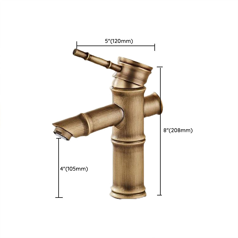 Skorter | Brass Country Basin Faucet Single Hole Sink Faucet for Bathroom