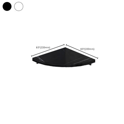 Skorter | 3-piece modern bathroom accessory set marble and metal bathroom shelf