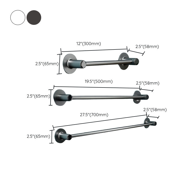 Skorter | 2-piece modern bathroom accessory set metal slipper rack/towel bar