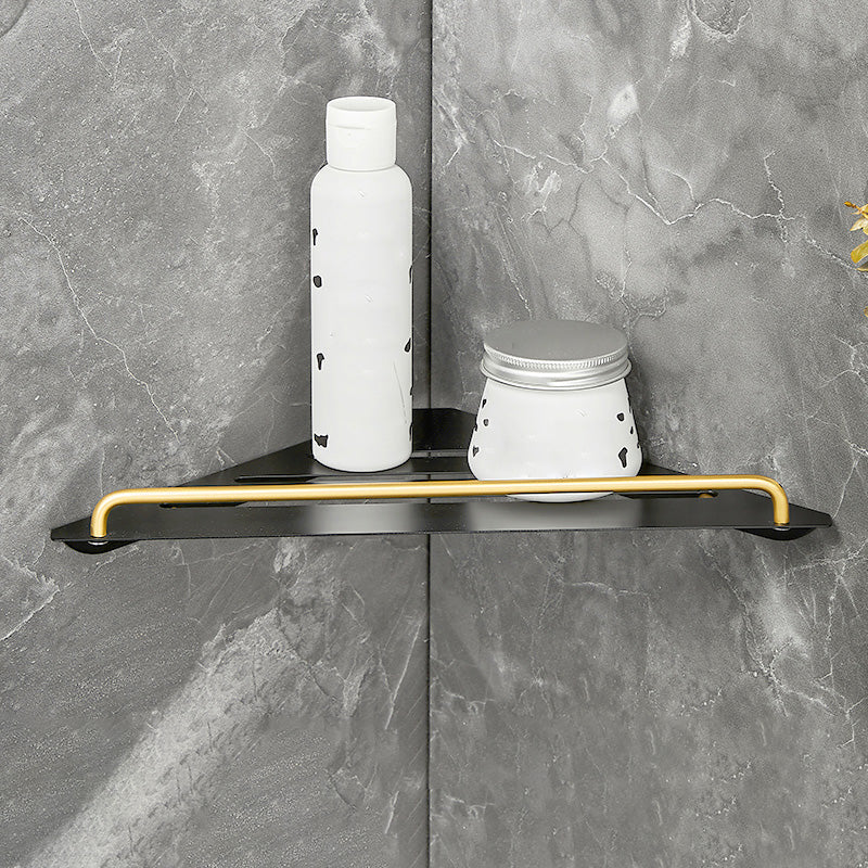Skorter | 5-piece modern bathroom accessory set made of black brass bathroom hardware