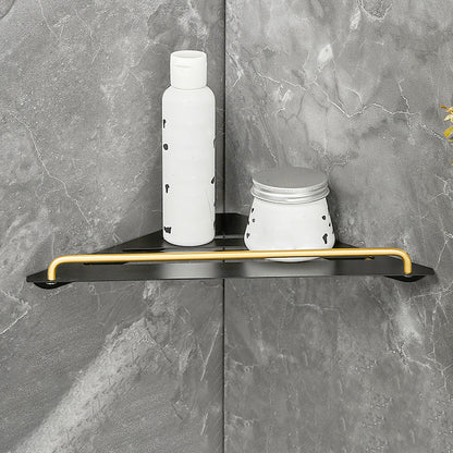Skorter | 5-piece modern bathroom accessory set made of black brass bathroom hardware