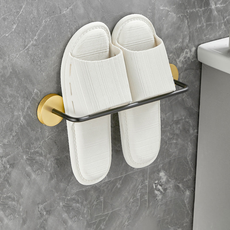 Skorter | 5-piece modern bathroom accessory set made of black brass bathroom hardware