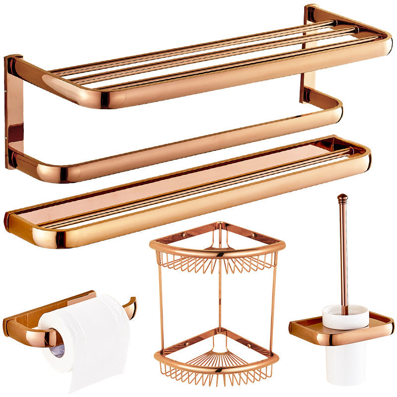 Skorter | 5-piece Vintage Bathroom Accessory Set Brass Fittings Set