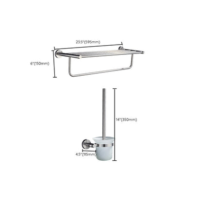 Skorter | Chrome Traditional Bathroom Accessories Set Stainless Steel Bathroom Set