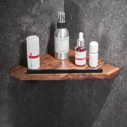 Skorter | 7-piece bathroom accessory set wood and metal bathroom accessory hardware set