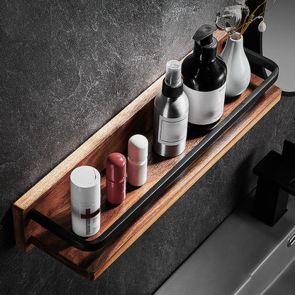 Skorter | 7-piece bathroom accessory set wood and metal bathroom accessory hardware set
