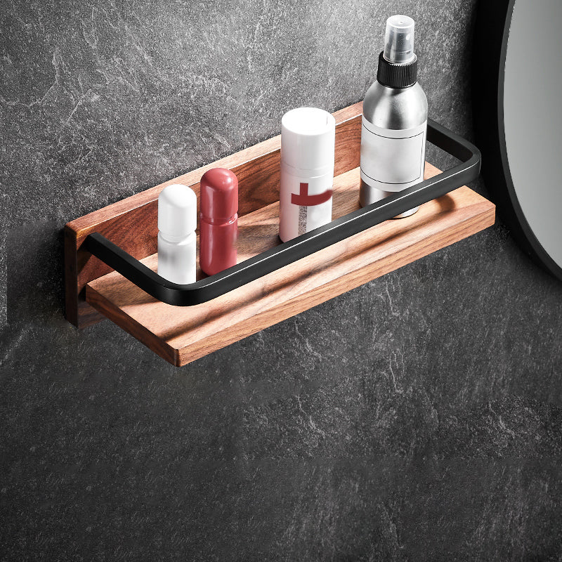 Skorter | 7-piece bathroom accessory set wood and metal bathroom accessory hardware set