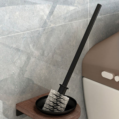 Skorter | 7-piece bathroom accessory set metal bath set with wood accents