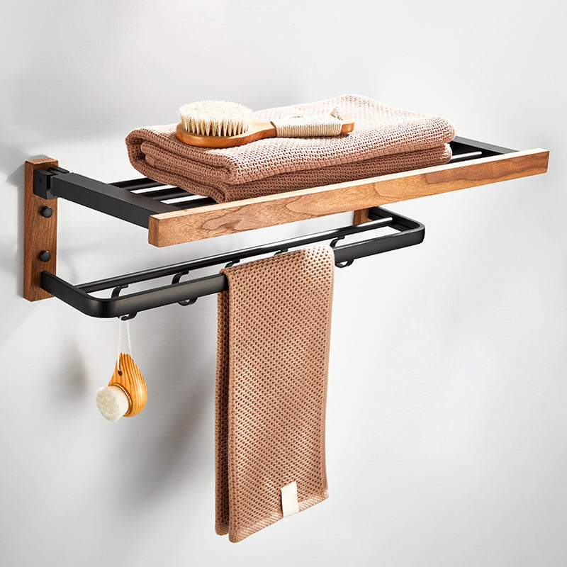 Skorter | 7-piece toilet accessory set made of solid wood and metal