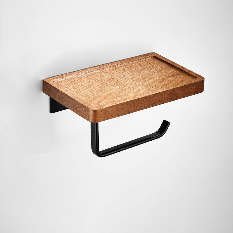 Skorter | 7-piece toilet accessory set made of solid wood and metal