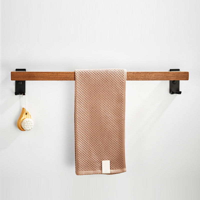 Skorter | 7-piece toilet accessory set made of solid wood and metal