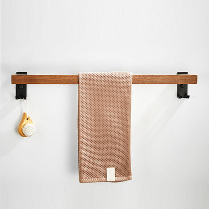 Skorter | 7-piece toilet accessory set made of solid wood and metal