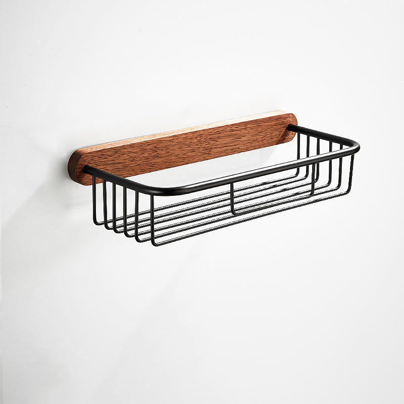 Skorter | 7-piece toilet accessory set made of solid wood and metal