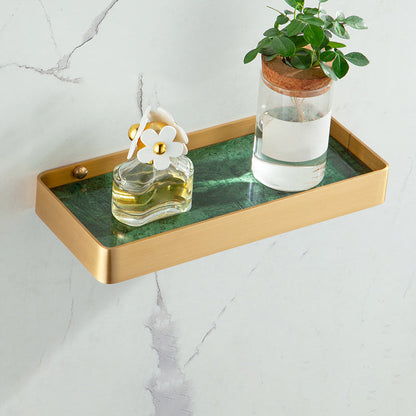 Skorter | Brass Bathroom Accessory Set Marble Bathroom Accessory Set for Home