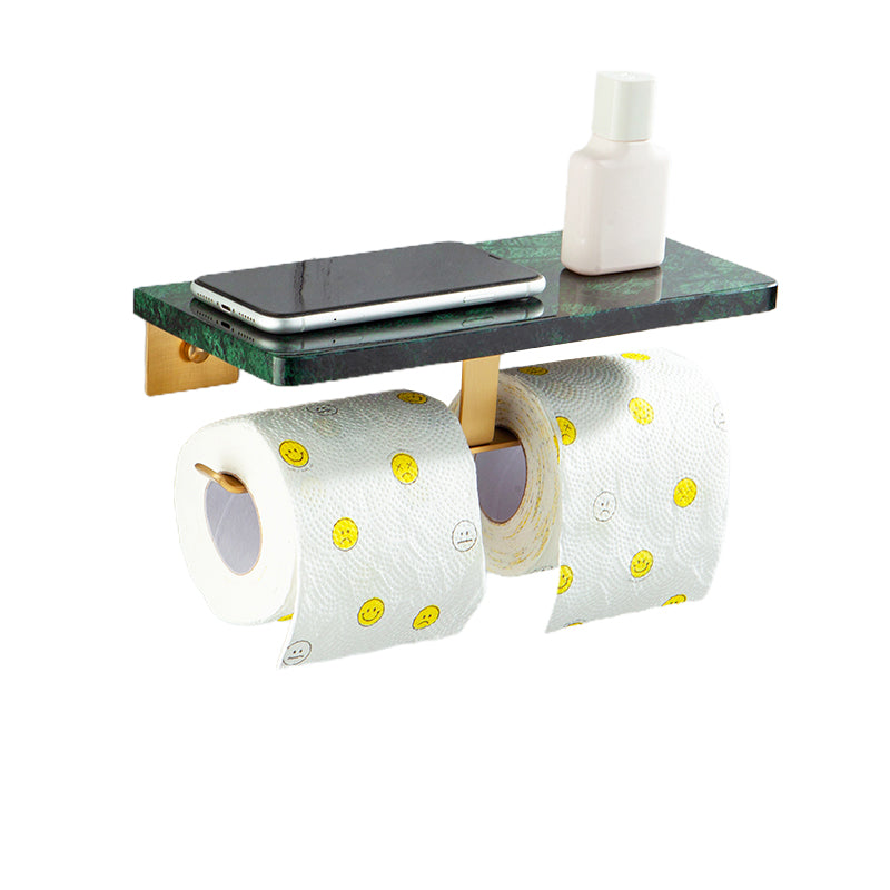 Skorter | Brass Bathroom Accessory Set Marble Bathroom Accessory Set for Home