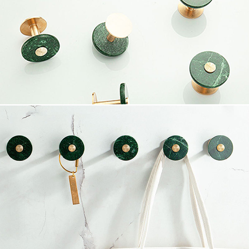 Skorter | Brass Bathroom Accessory Set Marble Bathroom Accessory Set for Home