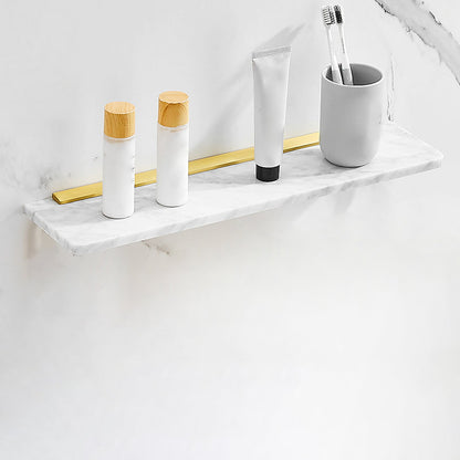 Skorter | 7-piece bathroom accessory set marble and metal bathroom hardware
