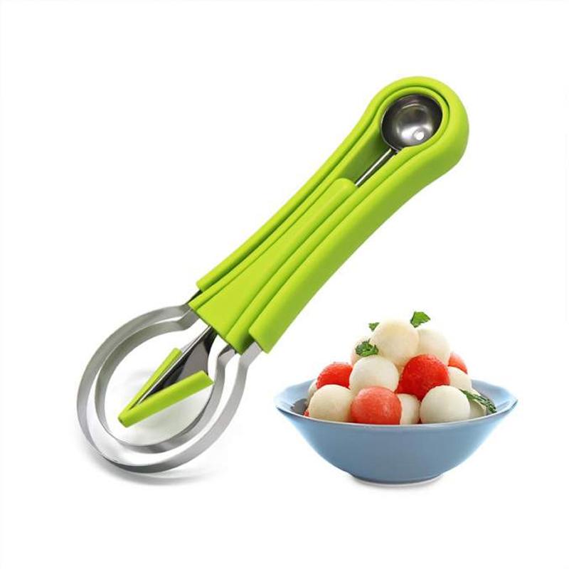 skorter | 4 In 1 Stainless Steel Fruit Melon Baller Scooper Set
