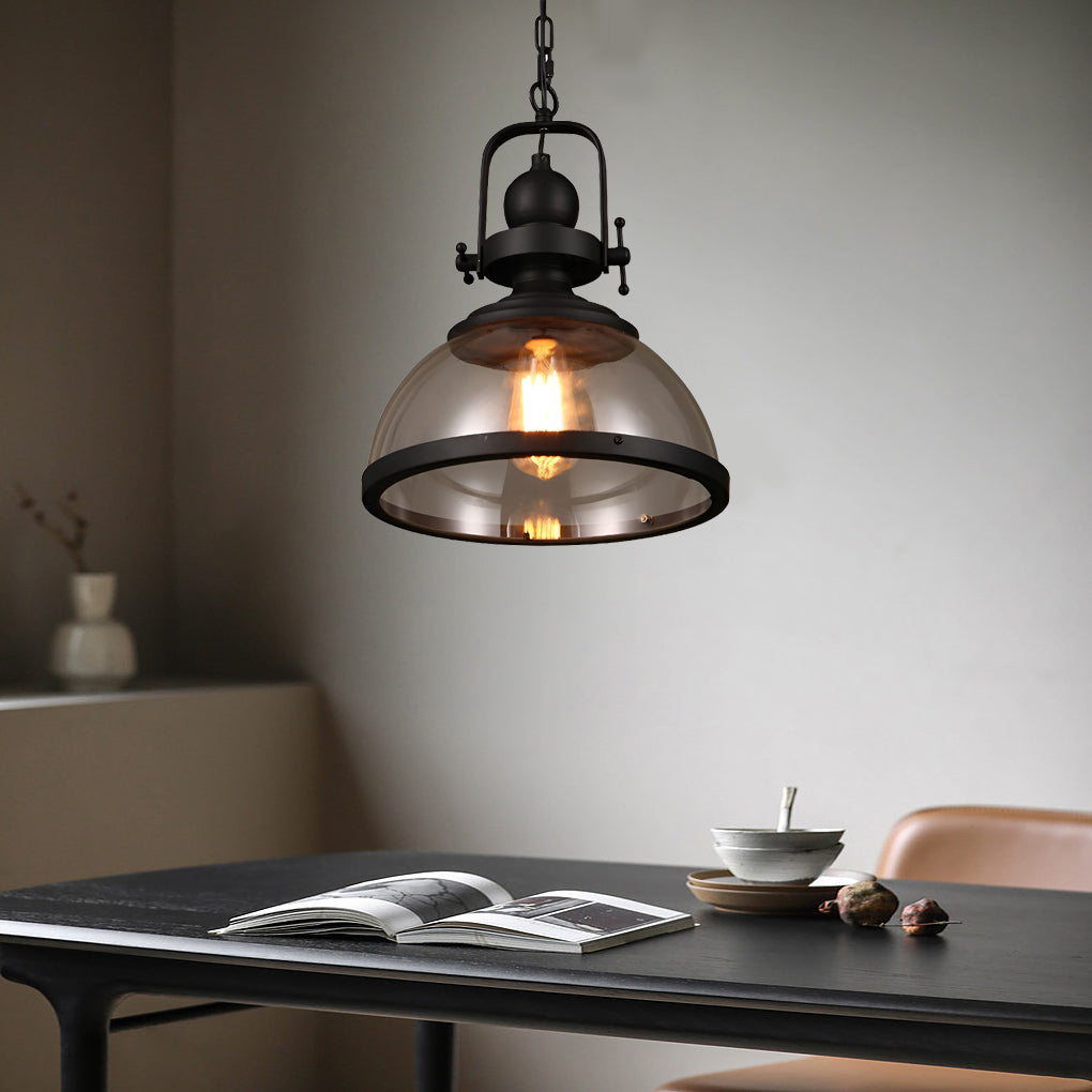 Skorter | Antique Glass Iron Retro Industrial Chandelier Pendant Ceiling Lights