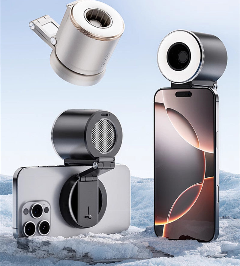 Skorter | 500mAh Magnetic Foldable Phone Stand Fan