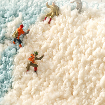 Skorter | Feblilac Get Naked White Floor Bathroom Mat, 50x80cm Bathroom Rug, Plush Water-Absorbent, Non-Slip Toilet Mat, Artificial Bathroom Mats, Best Bath Rugs