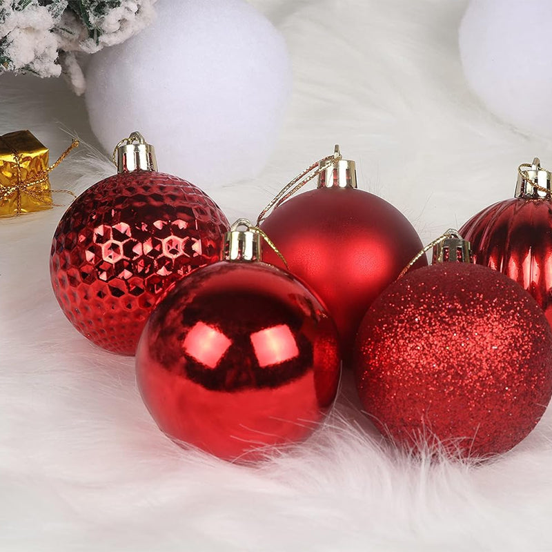 skorter | 34 Pieces Christmas Tree Balls Ornaments
