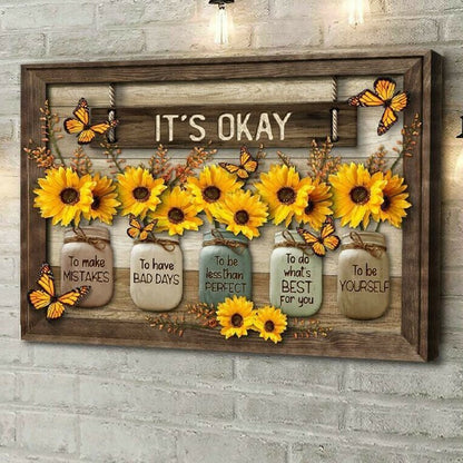 Skorter | Butterfly Sunflower Wall Art