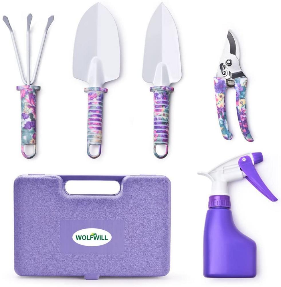 Skorter | Colorful Garden Tool Set with 10 Pieces – Ergonomic Tools for Gardening
