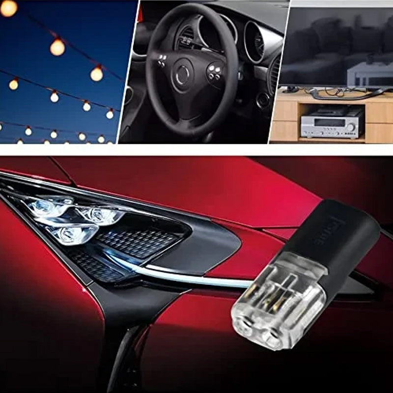 Skorter | Dubbeltrådig instickskontakt med låsbar stängning