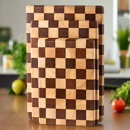 Skorter | Chess-Inspired Acacia Wood Chopping Board