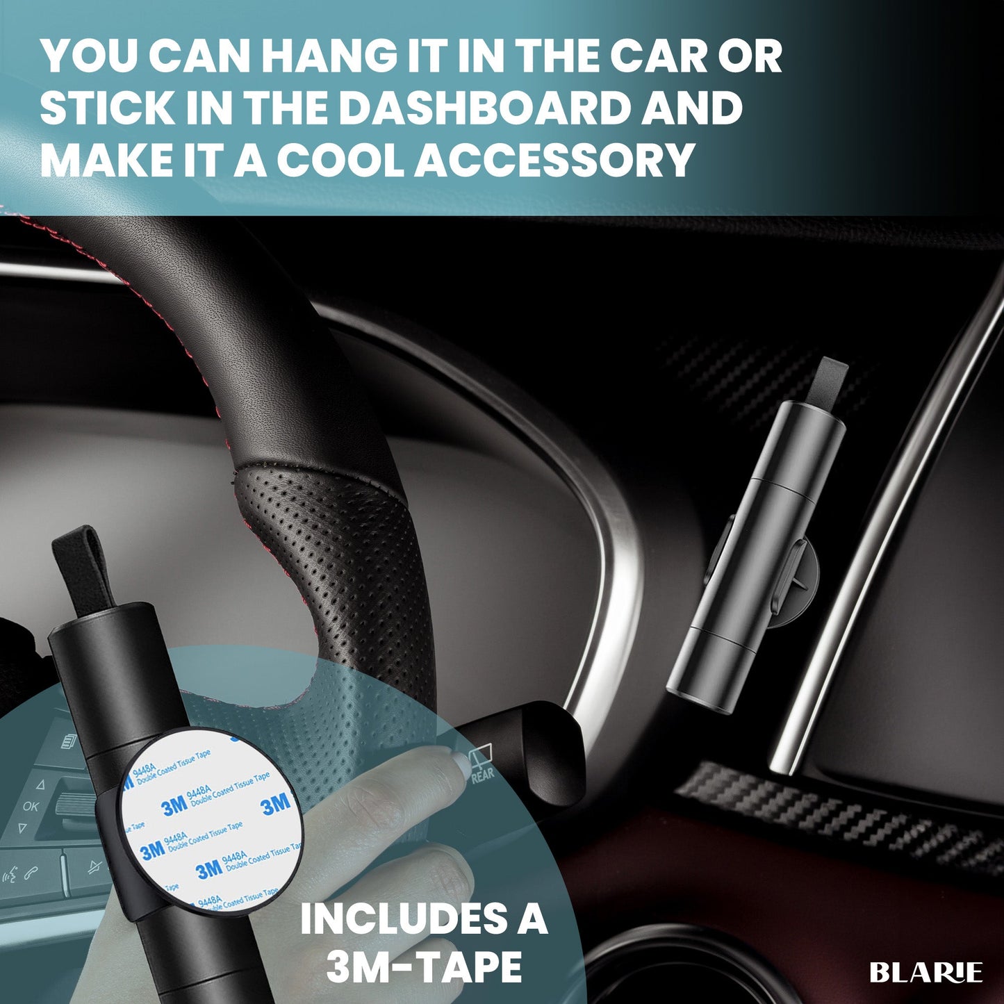 Skorter | Car Safety Hammer – Essential Auto Escape Tool & Window Breaker for Emergency Situations