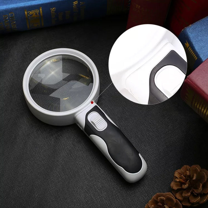 Skorter | 20X optical magnifying glass with LED light