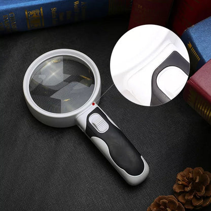 Skorter | 20X optical magnifying glass with LED light