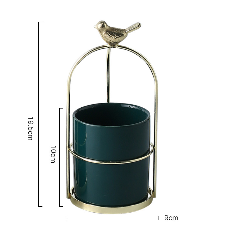 Skorter | Flower plant pots with bird design for stylish decoration