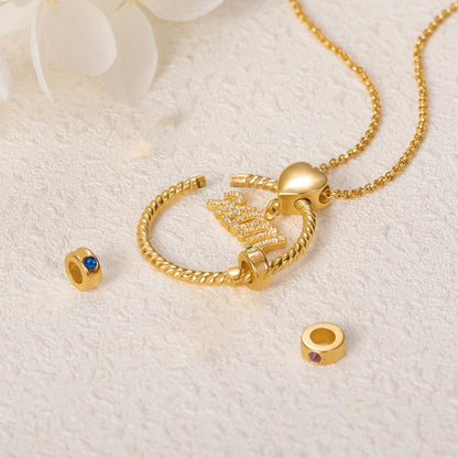 Skorter | Birthstone necklace for the mother