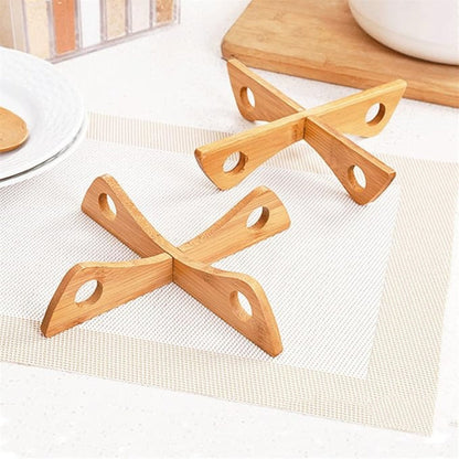 Skorter | Bamboo Pot Stand & Steam Rack