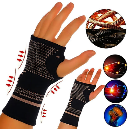 Skorter | FlexSupport Wrist Brace with Heat Pad for Back Pain – Breathable Support for Injuries, Chronic Pain & Post-Surgery Recovery