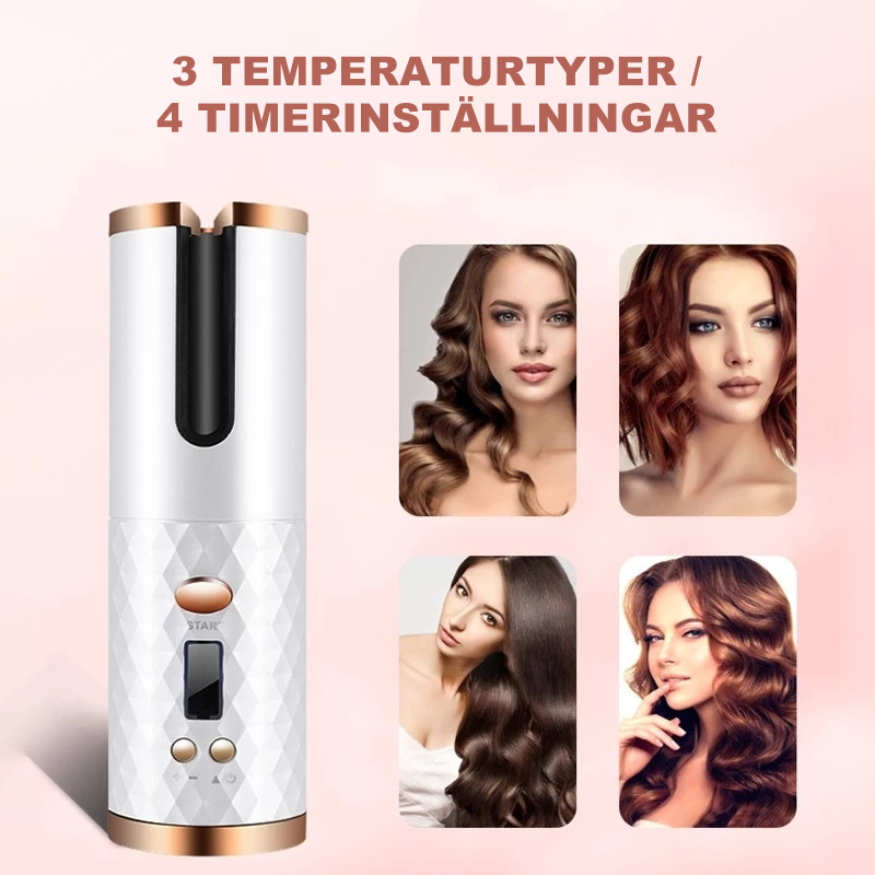 Skorter | Cordless automatic rotating curling iron