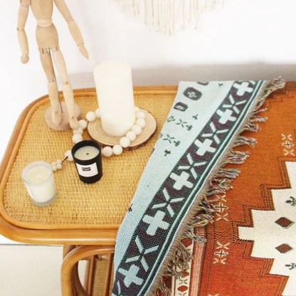 Skorter | Boho Chic Patterned Throw Blanket